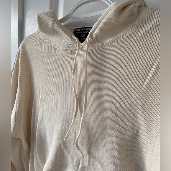 90s Ralph Lauren Knit Hoodie (M) - Picture 13 of 16